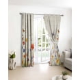 thumbnail image 3 of Spring Floral Blackout Curtains for Bedroom/Living Room, Thermal Insulated Kitchen Curtains, Butterfly Summer Botanical Vintage Grommet Darkening Window Treatment Drapes 52"x63"x2, 3 of 8