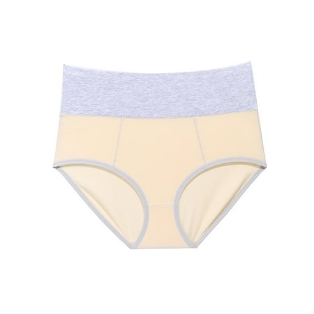 

Niuer Ladies Breathable High Waist Briefs Women Stretch Lingerie Full Coverage Dailywear Body Shaper Soft Underwear Nude XL