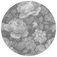 thumbnail image 2 of Addison Rugs Chantille Indoor/Outdoor Transitional Floral Gray Washable Round Rug, 8' x 8', 2 of 6