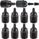 thumbnail image 1 of Juego de 10 casquillos de bombilla vintage, E26/E27, 110 V-240 V, Plástico, negro, 1 of 2