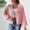 Pink, variant on Vivianyn HD Women's Bow Decor Knit Cardigan, Open Front Long Sleeve Cute Sweater,Hot Pink,Size S-XL