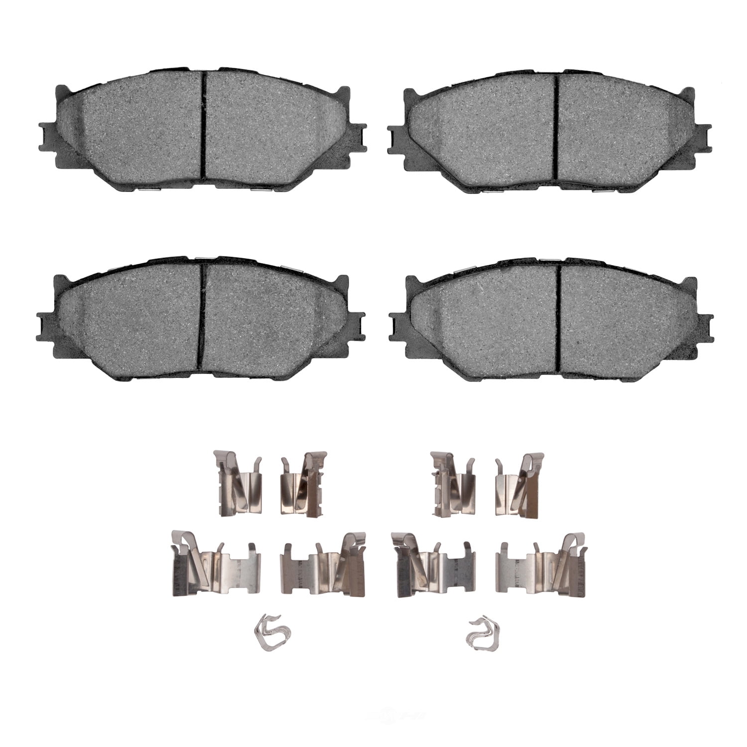 Dynamic Friction Company 1600-1178-01 DFC EURO 5000 Ceramic Brake Pads and Hardware Kit