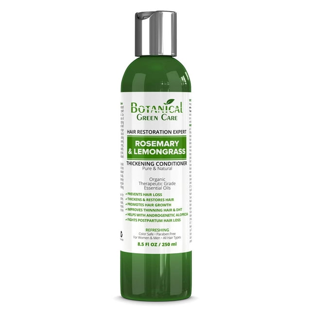 Acondicionador de romero y hierba de limón para adelgazar el cabello, producto espesante para la caída del cabello para mujeres y hombres, crecimiento del cabello