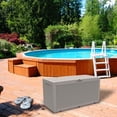 thumbnail image 7 of 380L/100Gal Litre Resin Deck Box Rustproof storage for Patio Furniture with Gas Poles, Garden Tools and Pool Toys, Durable Lockable lid, UV Protected, Weatherproof, Gray, 7 of 7