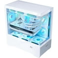 thumbnail image 4 of Hoengager Sunshine RTX 5070TI 16G Gaming PC Desktop - Intel Core i7-12700F, 16GB DDR4 RAM, 1TB PCIe +2TB SATA SSD, WiFi + BT, Windows 11 Pro -RGB Prebuilt Computer, 4 of 7