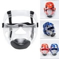 thumbnail image 6 of athleticsshop2018 Clear Taekwondo Face Guard Guard Cover Head Gear for Sparring Kids 3Pcs, 6 of 8