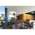 thumbnail image 4 of Pemberly Row Contemporary 7 Piece Resin Patio Dining Set in Brown, 4 of 4