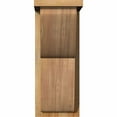 thumbnail image 2 of 8"W x 12"D x 20"H Crestline Rough Sawn Corbel w/Backplate, Western Red Cedar, 2 of 9