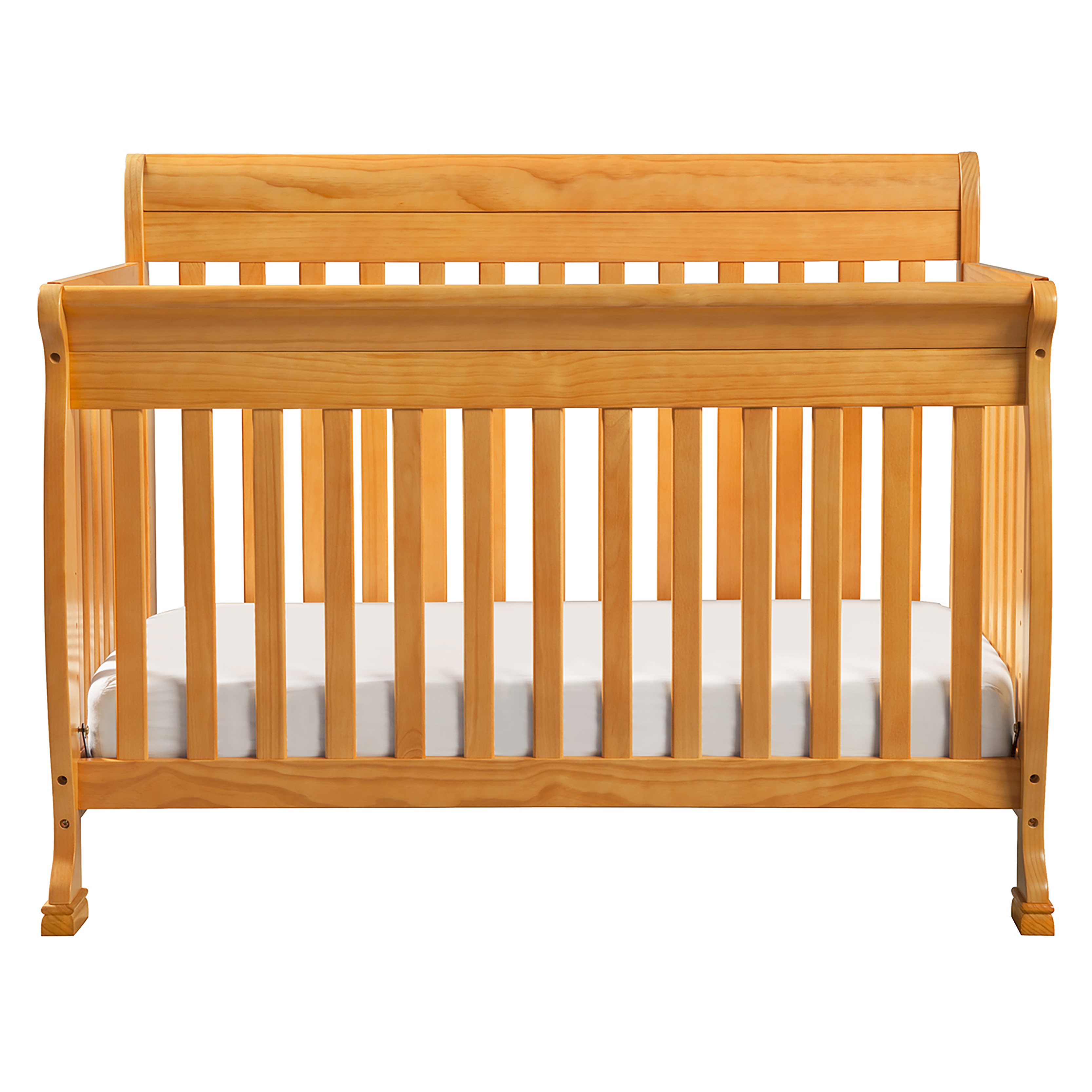 DaVinci Kalani 4-in-1 Convertible Crib in Honey Oak Finish, Greenguard Gold Certified