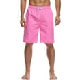 thumbnail image 3 of Huesdet Men's Cargo Shorts Quick Dry Lightweight Stretch Hiking Shorts for Men with Pockets No Lining(Pink,XL), 3 of 3