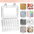 thumbnail image 4 of Juego de 2 cajas de almacenamiento pequeñas con tapa, caja de plástico transparente pequeña, caja de almacenamiento de plástico, miniorganizador vacío, 4 of 7