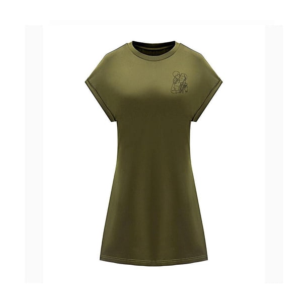 Vestido Corto de Verano para Mujer, Vestido de Línea a de Ajuste Regular para Fiesta de Oficina, Regalo para Mujer L