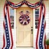 A003-The United States flag and colorful flags