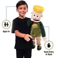 thumbnail image 2 of Puppet Silly Puppets Eddie de 63 cm, marioneta de ventrílocuo de cuerpo completo, 2 of 5