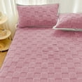 thumbnail image 5 of RKSTN Plush fitted sheet Winter Warm Corals Fleece Mattress Protector Fitted Sheet Is Perfectly For Home Use 60x79in, 5 of 5