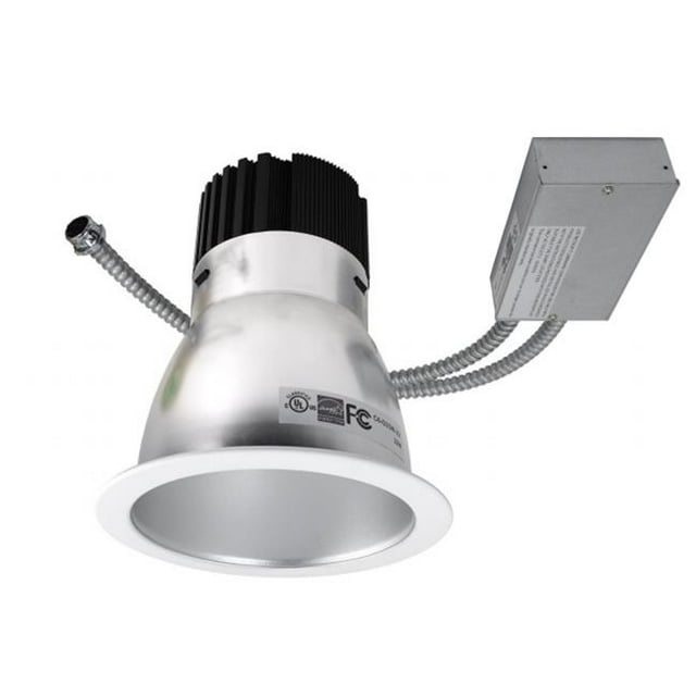 NICOR CDR8-40W-35K-SN Rétrofit de Downlight Commercial de 40 Watts avec Conducteur Haute Performance de 3500K