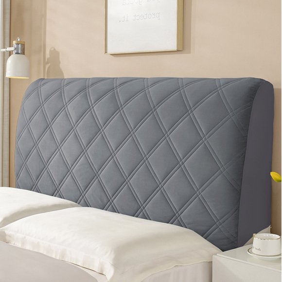 VONKY Soft And Cozy Headboard Cover To Sleeping Environment Comfort And Style Elegant dark grey