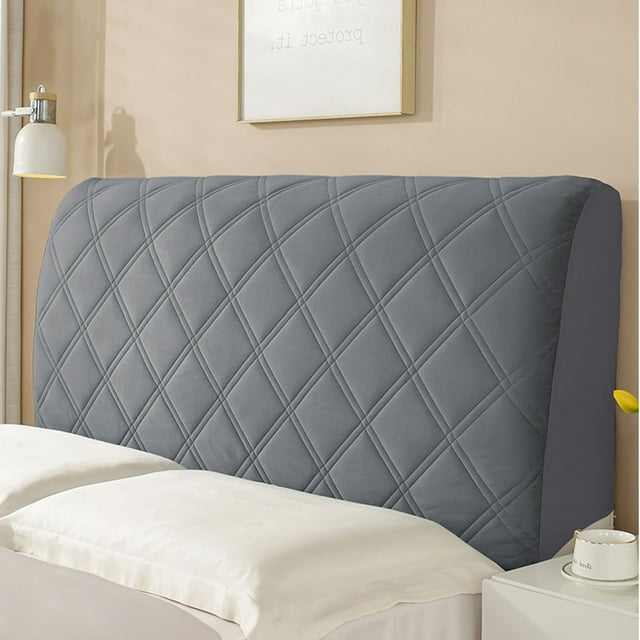 Becaristey Housse de Tête de Lit et Embellit Lit Élégant Doux et Confortable Housse de Tête de Lit Kaki