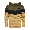 thumbnail image 3 of Sudaderas con capucha estampadas para hombre, ropa deportiva para exteriores, a la moda sudadera con bolsillo, simplicidad de calle, top a juego de tres colores, Otoño e Invierno, 3 of 4