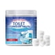 thumbnail image 2 of Pastillas de limpieza de inodoros | Lejía y Agua de Lluvia Azul Fresca | Quitamanchas y desodorante | Almohadillas solubles para agua dura e incrustaciones | Fácil de usar | Paquete de 10 cápsulas |, 2 of 8