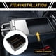 thumbnail image 2 of Bandeja organizadora del consola central Unique Bargains para Jeep Wrangler JK JKU Rubicon Sport 2011-2018, bandeja de almacenamiento del reposabrazos, plástico negro y naranja, 2 of 6