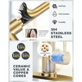 thumbnail image 2 of Wowow Touchless Single Handle Pull Down Sprayer Kitchen Faucet with Deck Plate in Gold, 2 of 5