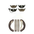 thumbnail image 1 of Transit Auto Front Rear Ceramic Brake Pads and Drum Shoes Kit for Car 2011-2012 Volkswagen Jetta with 280mm Diameter Rotor KCN-100425, 1 of 11