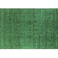 thumbnail image 1 of Ahgly Company Machine Washable Indoor Rectangle Oriental Turquoise Blue Industrial Area Rugs, 8' x 12', 1 of 4