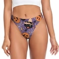 thumbnail image 1 of Balery Vintage Halloween Black Cat Tangas de Algodón para Mujer con Estampado – Ropa Interior Sexy, Transpirable, G-string-XX-Large, 1 of 6