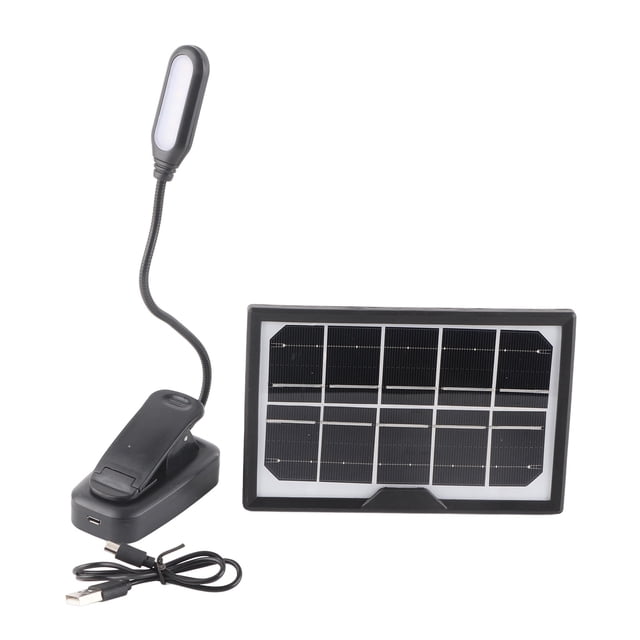 Clip On Reading Light,Solar Rechargeable Clamp Lamp Solar Rechargeable Clamp Lamp Solar Clip Table Lamp Tried and Trusted