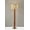 Multi-color, variant on Walnut Wood Floor Lamp, 10 x 10 x 68 in.