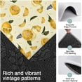 thumbnail image 3 of Yellow Lemon Fruit Slices White Pattern Kitchen Rugs Sets Of 3,Kitchen Runner Rugs Non Skid Washable,Decorative Kitchen Floor Mats for Kitchen,Sink,Laundry,17"x30"+ 17"x47" + 17"x59", 3 of 6