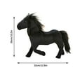 thumbnail image 2 of Apmemiss Boy Gifts Clearance Sale Simulated Horse Doll Plush Toy Christmas Gift for Kids Warehouse Clearance, Black, 2 of 6