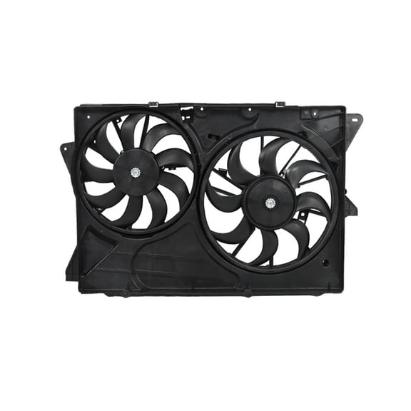 labwork Radiator Cooling Fan Assembly with Shroud Replacement for Ford Explorer Flex Lincoln MKT