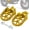 gold, variant on MRY Motorcycle Foot Pegs, MX Style CNC for GROM 125 (2013-2025), Monkey 125 (2020-2025), Grom Clone, Dax 125 (2025), Red