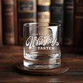 thumbnail image 3 of C&M Personal Gifts 11 oz Certified Whiskey Taster Etched Whiskey Rocks Glass, 3 of 5