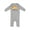 AC-Heather Grey, variant on I Love My Papi Childs Baby Romper Coveralls