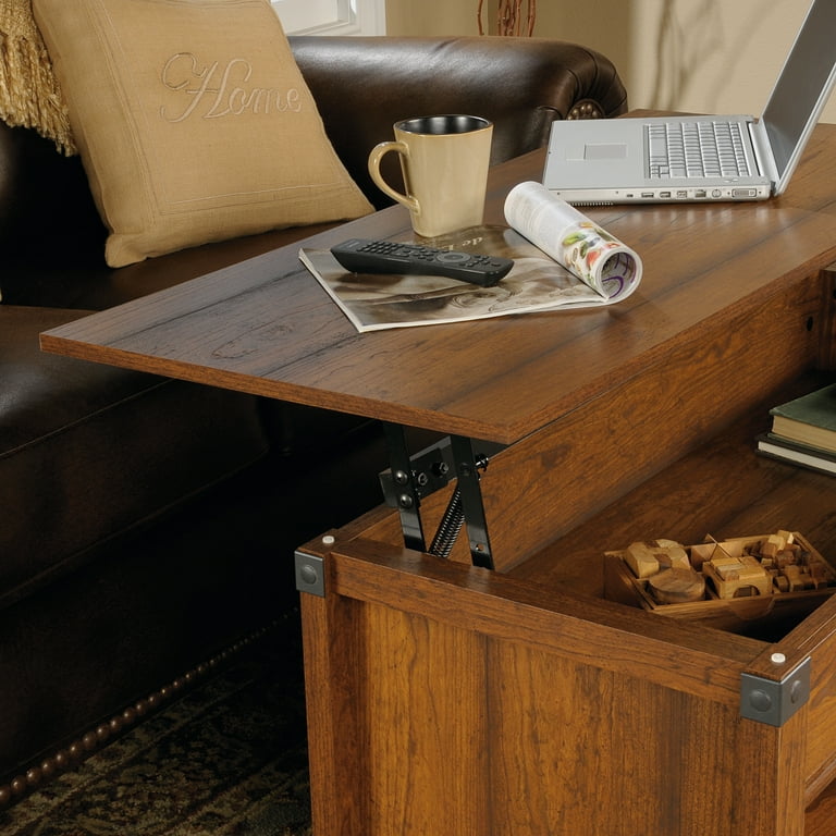Sauder Carson Forge Lift-Top Coffee Table, Washington Cherry Sauder Carson Forge Lift-Top Coffee Table, Washington Cherry