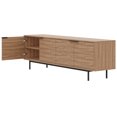 thumbnail image 4 of Nexera Hamilton Tv Stand with 4 Storage Cabinets Fits Tv's up to 70", Walnut, 4 of 9