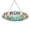 Sky Blue 1PCS, variant on "RELAX " Oval Beach Hanging Sign Coastal Nautical Wall With & Seashell Acrylic Summer Beach Sign For Bathroom Beach Porch