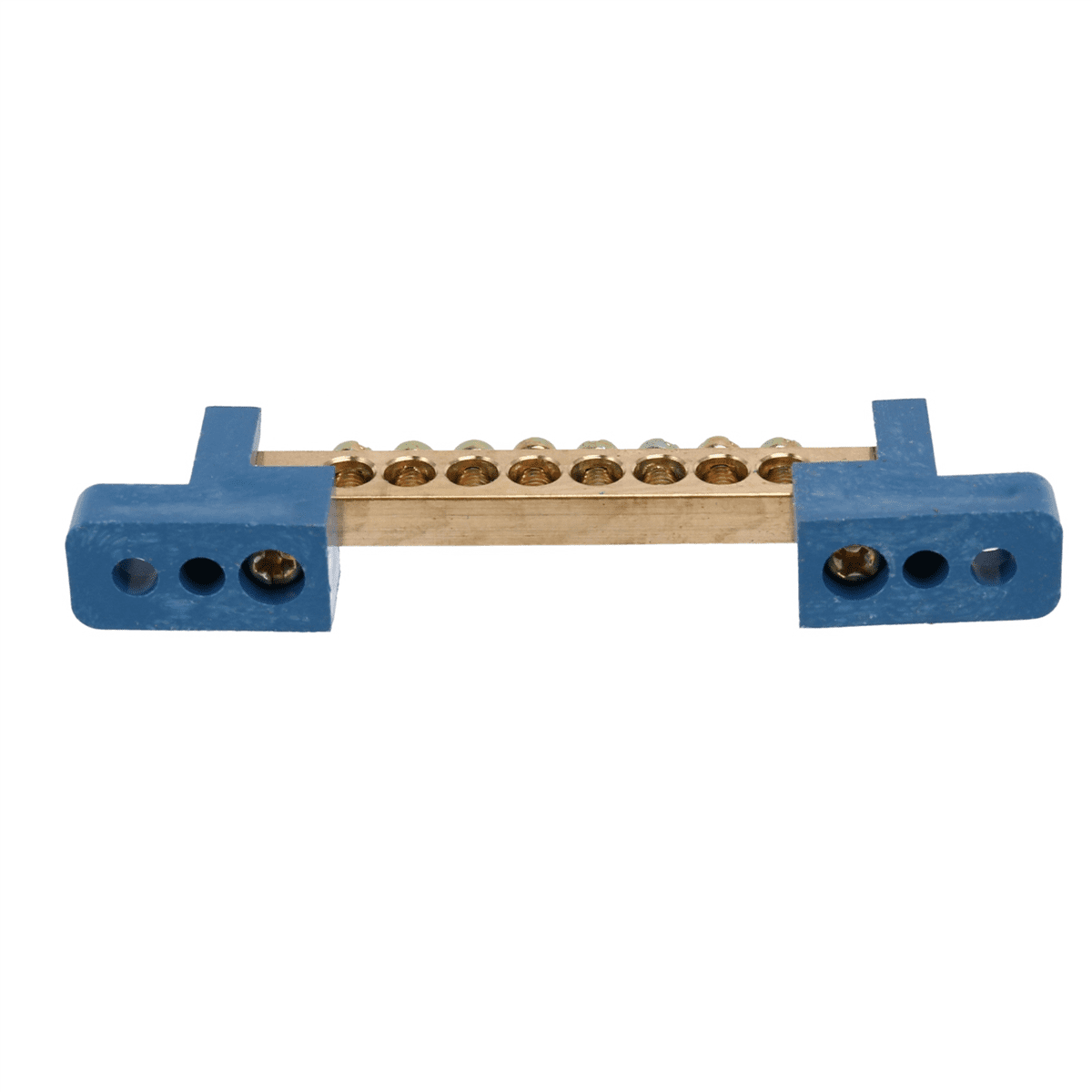 8 Terminal Bus Bar Terminal Block 20 Pack Brass Wire Screw Terminal for Car Boat Marine Ground Power Distribution