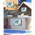 thumbnail image 2 of Outdoor TV Cover 30 to 32 Inch Weatherproof, Sea Turles Starfish Waterproof TV Screen Protector for Outside Decor with Zipper and Pocket 30"L x 19"H&nbsp; , Ocean Seaweed Blue, 2 of 7