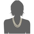thumbnail image 3 of Anne Klein Collar de perlas blancas en tono dorado para mujer Dorado/Blanco 0, 3 of 3