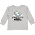 thumbnail image 3 of Inktastic Extra Chromosome Extra Awesome with Unicorn Boys or Girls Long Sleeve Toddler T-Shirt, 3 of 5