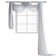 thumbnail image 4 of Zhuge Cortina de gasa transparente de 216" x 52" para decoración de fiestas, ligera y transparente (naranja), 4 of 5
