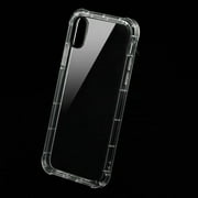 Apple IPhone X, 10, Ten Phone Case Clear Shockproof Hybrid Armor Rubber Silicone Gel Cover - Clear