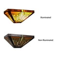 thumbnail image 4 of RADIANCE Goods Tiffany-Style 1 Light Mission Indoor Wall Sconce 12" Wide, 4 of 5
