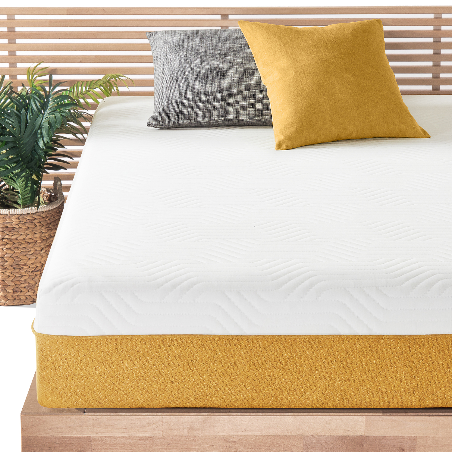 Mellow Lagom 10" Charcoal Hybrid Mattress, Full