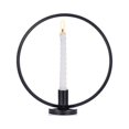 thumbnail image 2 of Candelabro Retro, Candelabro Antiguo De 23 Cm, Candelabro Decorativo De Forma Redonda, Candelabro, Decoración De Mesa, Boda, Negro, 2 of 5