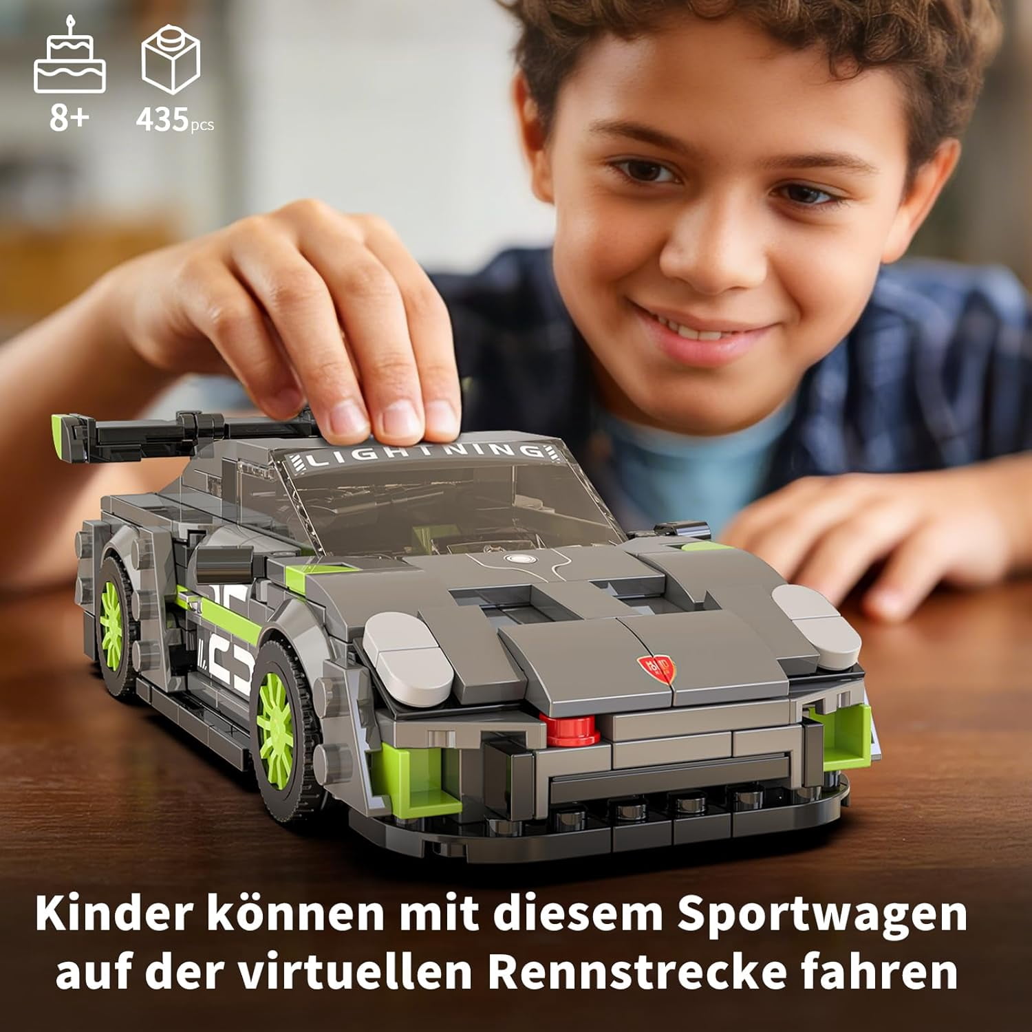 Speed Champion Technik Car Building Set, Classic Racing Car Model Kits for Display, Gift Ideas for Birthdays and Fans (435 PCS)